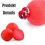 YQYCE 5 PCS Ball mit Schnur Hund, Wurfball für Hunde, Hundespielzeug mit Bällen am Seil, Hundebälle am Seil mit strapazierfähigen, elastischen Bällen, interaktives Hundespielzeug zum Apportieren