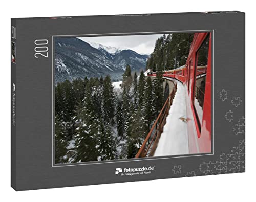 Preisvergleich Produktbild fotopuzzle.de: Puzzle 200 Teile Der Glacier Express