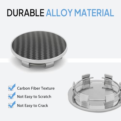 Cache-moyeux 56mm pour remplacer et rénover les jantes Audi
