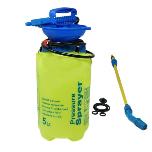 Dapetz Jardin Pulvérisateur à Pression 5L Sac à Dos Chimique Herbicide Clôture Eau Bouteille Pompe