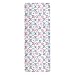 ALAZA Light Blue Bow Snowflakes Pattern Yoga Mat Non Slip Fitness Exercise Mat, Workout Mat for Yoga, Pilates and Floor Exercises