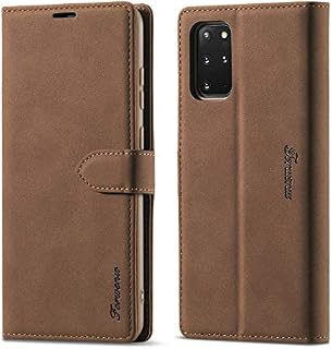 LOLFZ Wallet Case for Samsung Galaxy S20 Plus, Premium Leather Case with Card Holder Kickstand Magnetic Closure Shockproof Flip Case Cover for Samsung Galaxy S20 Plus - Black