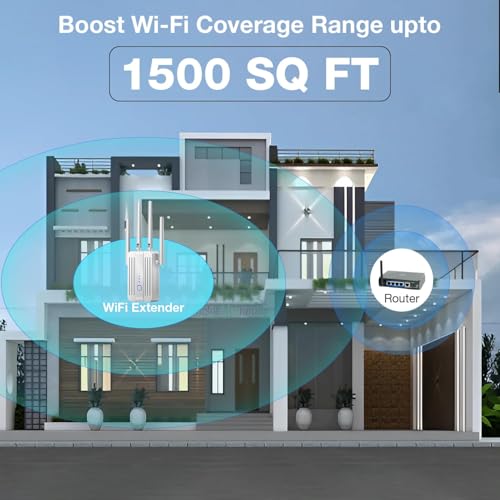 Image of Single Band WiFi Range Extender 300Mbps High-Speed Booster | 2.4GHz Long-Range WiFi Repeater for Home & Office | Boosts Router Signal, Covers 10m, Supports 10 Devices | Easy Plug & Play Setup