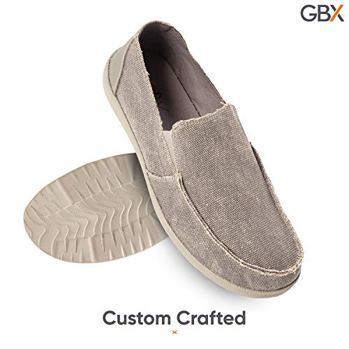 GBX Canvas Slip-On Shoes for Men (Brooklyn) Modern, Casual, Comfortable Lightweight Men's Loafers, Walking Shoes, Men's Fashion2