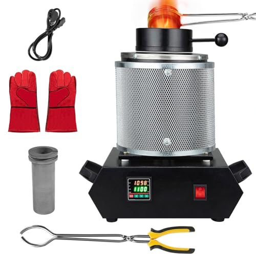 Zertylre Horno de fusión de oro 1800 W