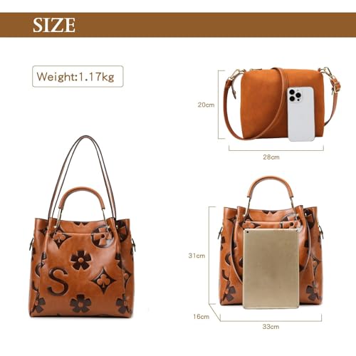 Travistar Floral Embossed Handbag Set