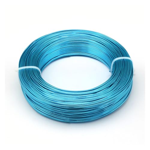 0.6/0.8/1/1.2/1.5/2/2.5/3/3.5/4/5mmアルミニウムワイヤ(DeepSkyBlue,3.5mm 20m)