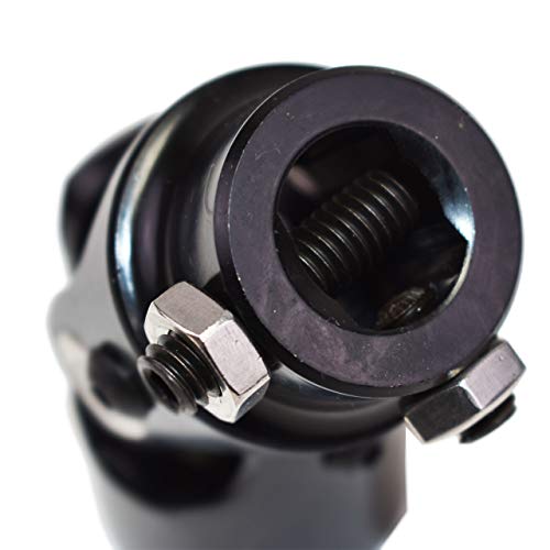 A-Team Performance - Forged Steel Yokes Steering Shaft Universal U-Joint - 1" Dd To 3/4" Dd Black #TOP7