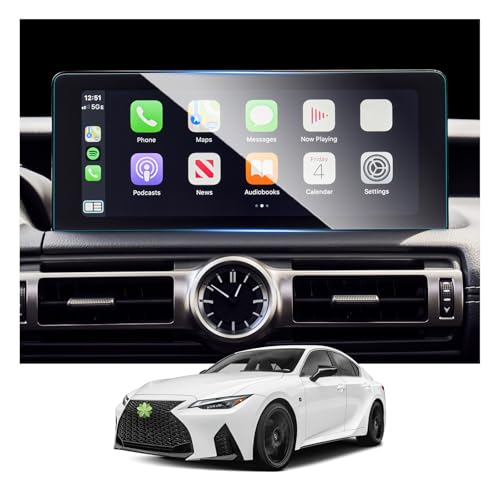 Ruiya Screen Protector for Lexus IS 10.3" Display Touchscreen 9HD Tempered Glass Compatible with 2021-2024 2025 Lexus IS300 / IS350 / IS500 F Sport(Not for 2026 Lexus IS)