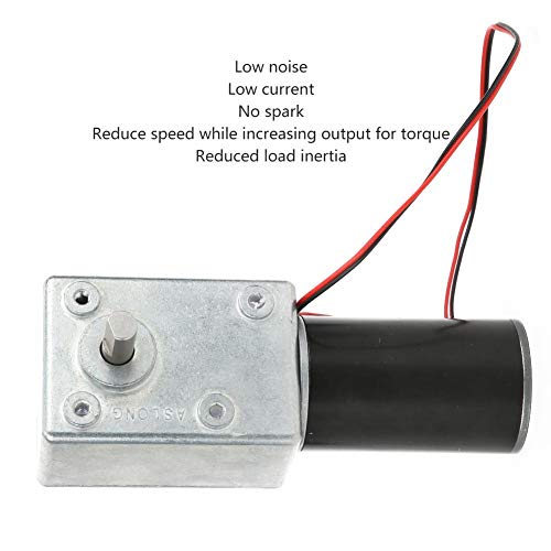 A5882-45 24V 30W DC Motoriduttore, Automazione industriale Motoriduttore a vite senza fine con riduttore di velocità per accessori elettrici