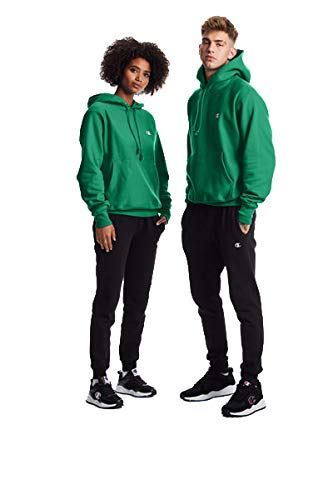 Champion LIFE Men's Reverse Weave Pullover Hoodie, Kelly Green/Left Chest C Logo, 2X Large