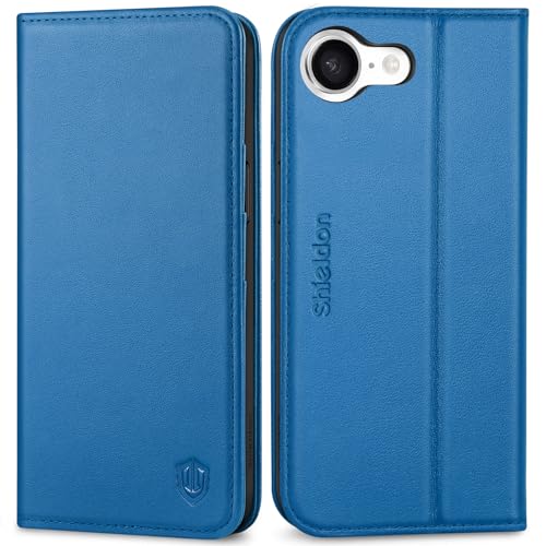 Housse portefeuille iPhone 16e avec béquille idéale pour regarder des vidéos
