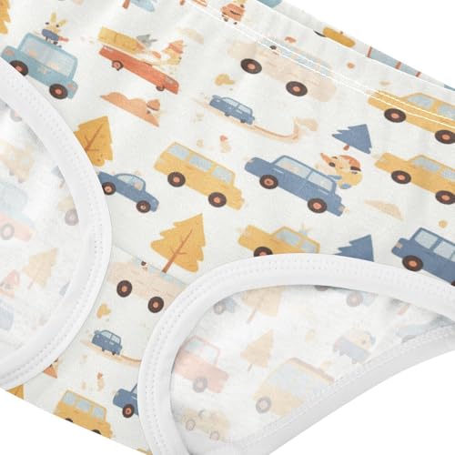 GuoChe Brief Panties Breathable Panties Comfort Underwear for Kids in Sizes 2T,3T, 4T, 5T, 6Y and 8Y4