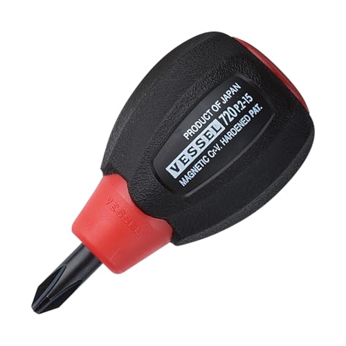 VESSEL - No.720 Super Cushion Stubby Screwdriver Ph2X15 (720P215)