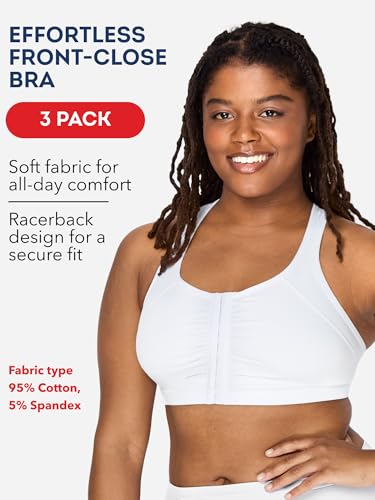 Image of Fruit of the Loom Women's Front Close Builtup Sports Bra