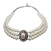 Produktbild Alpenflüstern Perlen-Collier Sissi - Trachtenkette Damen-Trachtenschmuck Dirndlkette Creme-weiß DHK087