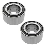 TRQ Front Wheel Bearing Set Compatible with 2002-2008 Jaguar X-Type