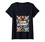 Photo Gallery donna future astronaut scuola di laurea bambino donne uomini maglietta con collo a v Photo Gallery donna future astronaut scuola di laurea bambino donne uomini maglietta con collo a v