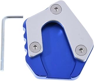 avdb-moto Elargisseur de Béquille compatible avec YAMAHA YZF R-125 2019-2025, YZF-R15 2017-2024, MT125 / MT-125 2020-2025, XSR 125 XSR125 LEGACY 2021-2025 en Aluminium Anodisé (Bleu)