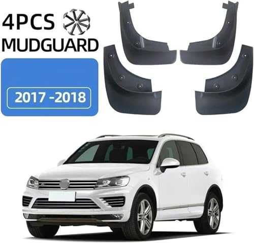 Guardabarros para VW Touareg 2017-2018 con máxima protección contra salpicaduras traseras 4