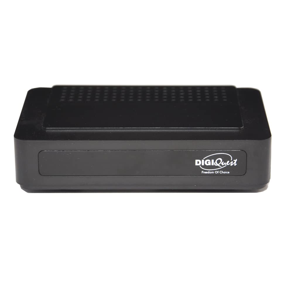 DIGIQUEST Decoder Digitale Terrestre DVB-T2 G23 Plus | Mediaplayer, Doppio telecomando di cui uno 2 in 1 e con tasti grandi | Ideale anche per barche e camper