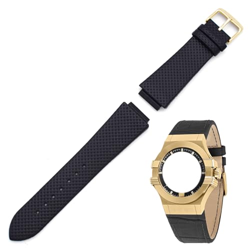 THEAGE 24MM Genuine Leather Watch Strap Band Replacement for MASERATI Mens Watches R8821108025 R8851108002 product thumbnail 13