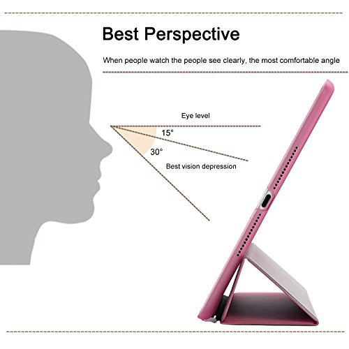 Capa Smart Case Ipad Air 2 Apple Sensor Sleep Frontal e Traseira Rosa