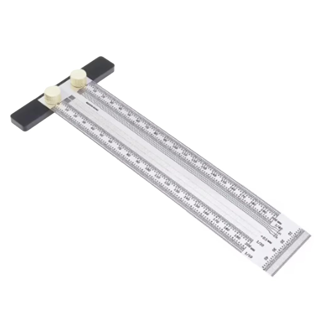 Jnchdghwa As Shown T-Type For Woodworking Steel Marking Gauge 200Mm Ruler For Scribing And Measuring