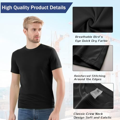 Custom Logo Shirts,Men’s Neon Quick Dry T-Shirts,Customized Shirts Short Sleeve Tshirts3