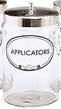 Graham-Field 3454A A Labeled Sundry Applicators Jar with Cover