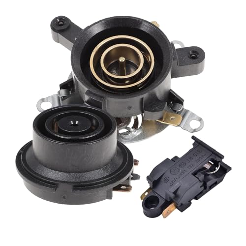 Leloco 3-teiliges Thermostat Kupplungs-Set für Electric Kettle – Ersatz Kuppler für Wasserkocher Edelstahl – Temperaturregler Reparatur-Zubehör für Kettle & Electric Kettle Heater