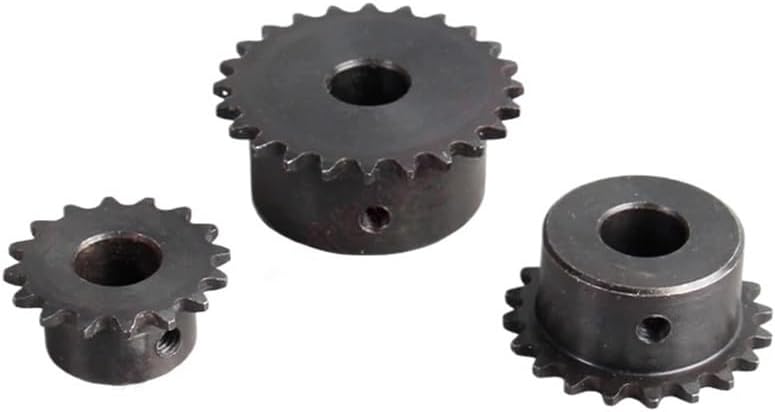 Mechanical Roller Chain Sprockets Tooth Roller Chain Sprocket,1pc 24 Teeth 03C Industrial Drive Sprocket Wheel 45# Steel Chain Gear 24T Bore 10/12/15mm(12mm)