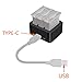 Anbee 3-Port Battery Charger USB Charging Hub for DJI Osmo Action Camera