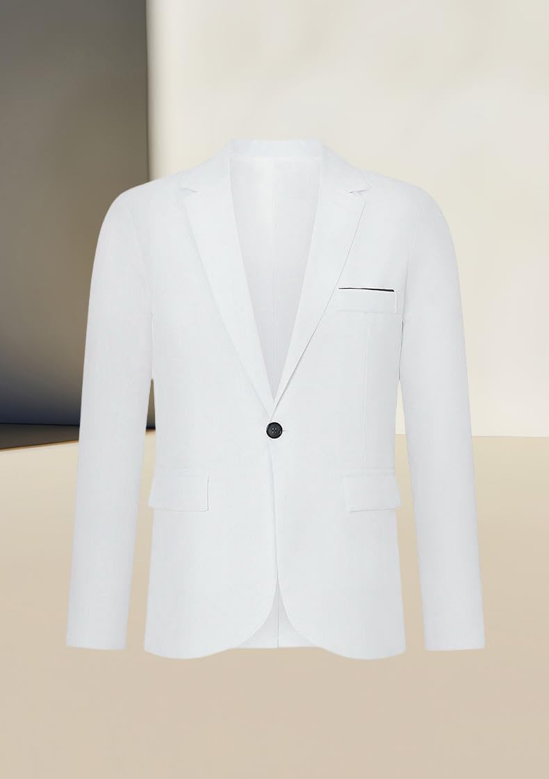 Men's Business Formal Slim Fit Blazer Jacket Top Wedding Tuxedo Casual