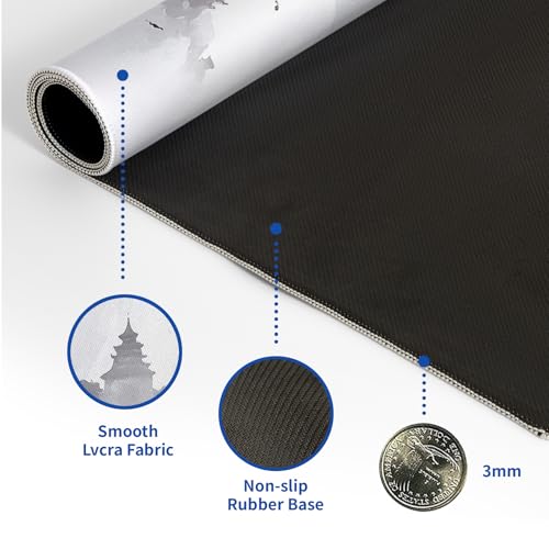 50% Off Cherry Blossom Watercolor Mouse Pad - Large Desk Mat - Image 6