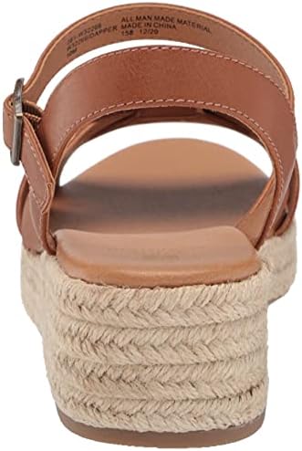White Mountain Women's Dapper Size 9.5M Wedge Sandal, Tan/Burn/Smooth, 9.5 | Image 2