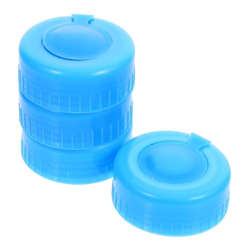 VILLCASE 4 Piezas Tapa para Garrafa de Agua Reutilizable Sellado Antisalpicaduras Compatible con Botellas y Dispensadores Fácil de Limpiar y Ajustar