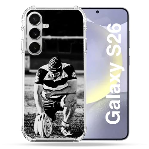 Coque Samsung S26 rugby sport robuste pour éviter les rayures et chutes