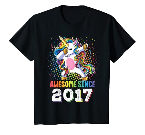 Niños Girls Birthday Shirt 6 Years Old Unicorn 6th Birthday Camiseta