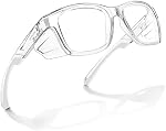 UKNOW Safety Glasses - Anti Fog Lenses - Eye Protection with Side Shields - ANSI Z87.1 Protective Eyewear - UV Protection