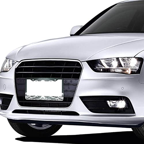 Hosnye Japan Wave License Plate Frame Sun Oriental Design Metal License Plate Cover Front Plates Frames Car Tag Frame For Women Men Us Vehicles Standard #TOP3