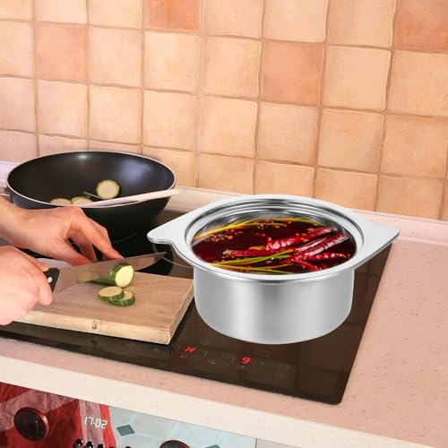 Casserole Acier Inoxydable pour Hot Pot Maison - 8
