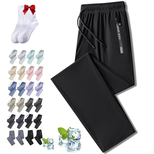 Nallywear Stretch Pants, Stretch Active Pants for Women Over 50, Cooling Ultra Soft Perfect Drape Casual Pants