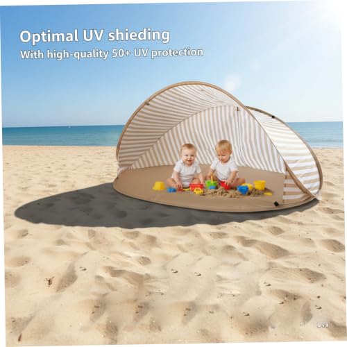 Tienda de playa para niños con protección UPF 50+ y sistema instantáneo pop up para parque 6