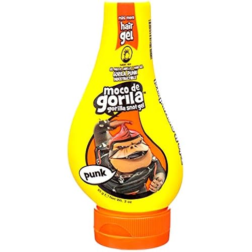 Moco de Gorila Gorilla Snot Hair Gel, Mini Punk Travel Size 3 oz (85g)