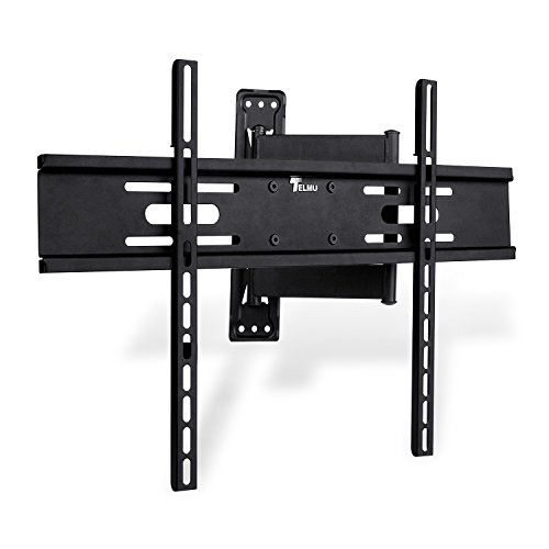 TELMU TVM003 TV Halterung Schwenkbar Neigbar - fuer 32"- 70" Flachbildschirm Monitor LCD LED Plasma Wandhalterung - Max. VESA 600x400mm universell fuer alle TV Hersteller - Maximum Belastbarkeit 50KG