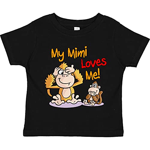 inktastic My Mimi Loves Me Monkey Toddler T-Shirt