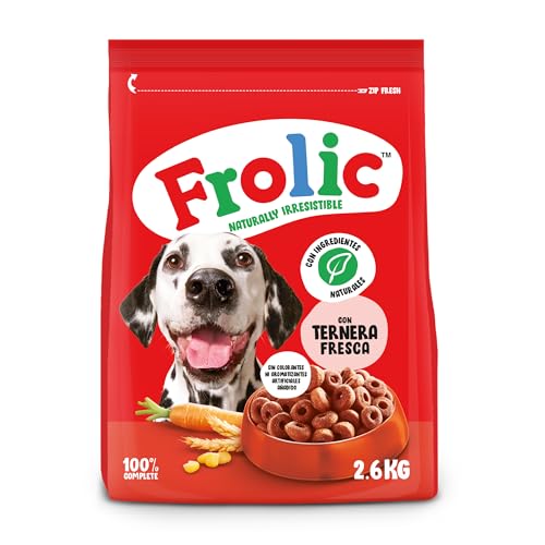 Frolic Halbfeuchtfutter für Erwachsene Hunde, Ochsengeschmack, Beutel mit 2,6 kg