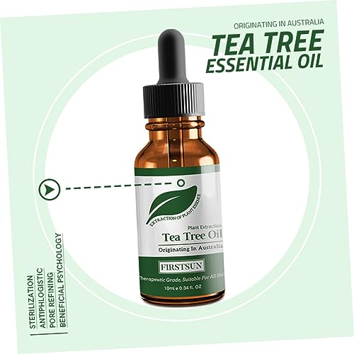 minkissy 3 Peças De Óleo Essencial De Tea Tree Para A Óleo De Tea Tree Óleo De Tea Tree Creme Para O