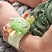 DEMDACO Unicorn 1.5 x 6 Inch Green Baby Wrist Rattle and Mirror Activity Set